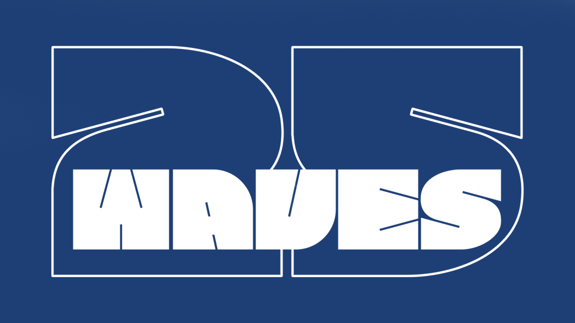 Logo Waves 25 - Design Estilizado